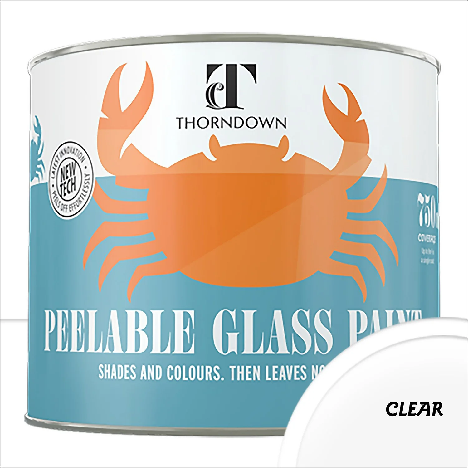 Thorndown Clear Peelable Glass Paint 750ml 3 Thorndown Clear Peelable Glass Paint 750ml