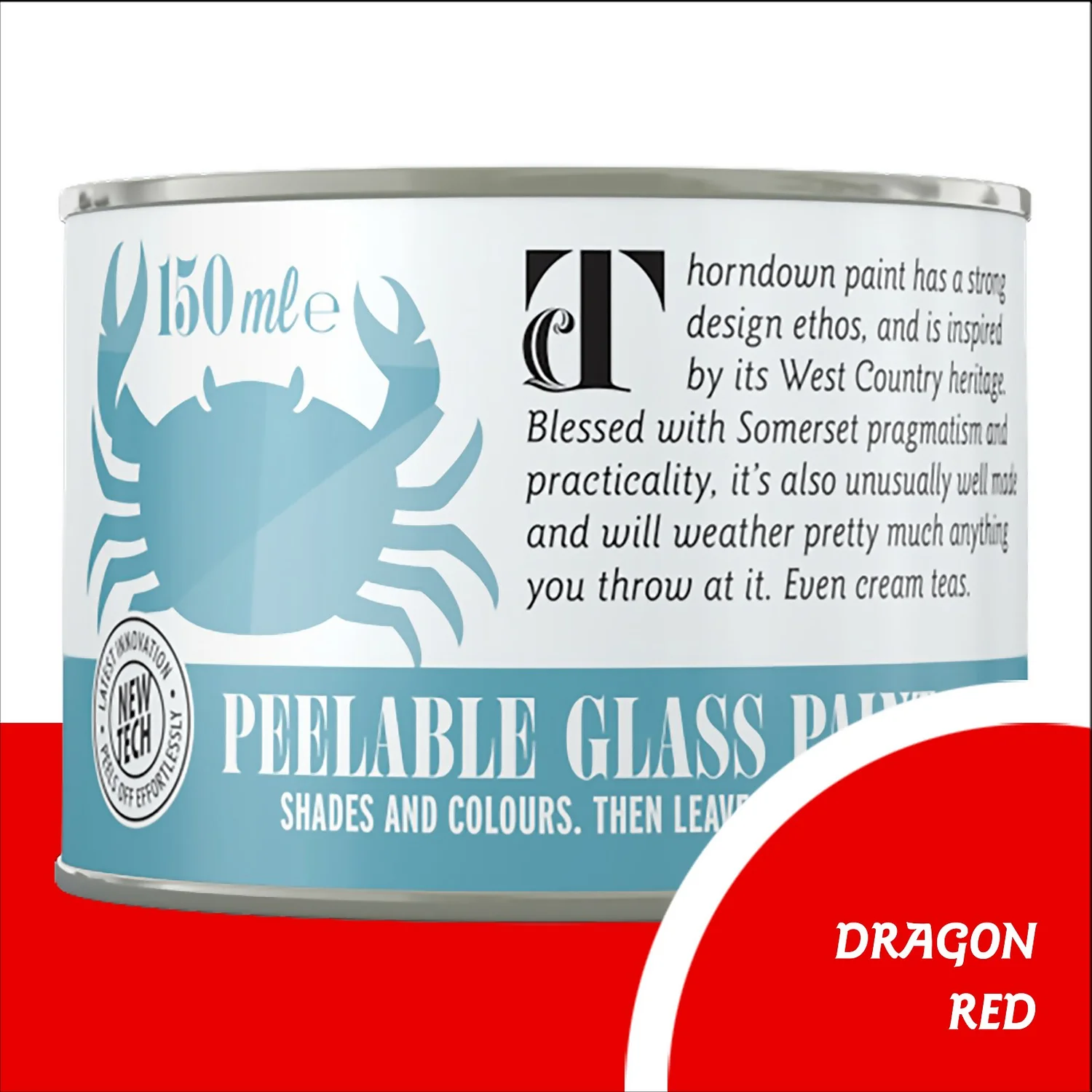 Thorndown Dragon Red Peelable Glass Paint 150ml 3 Thorndown Dragon Red Peelable Glass Paint 150ml