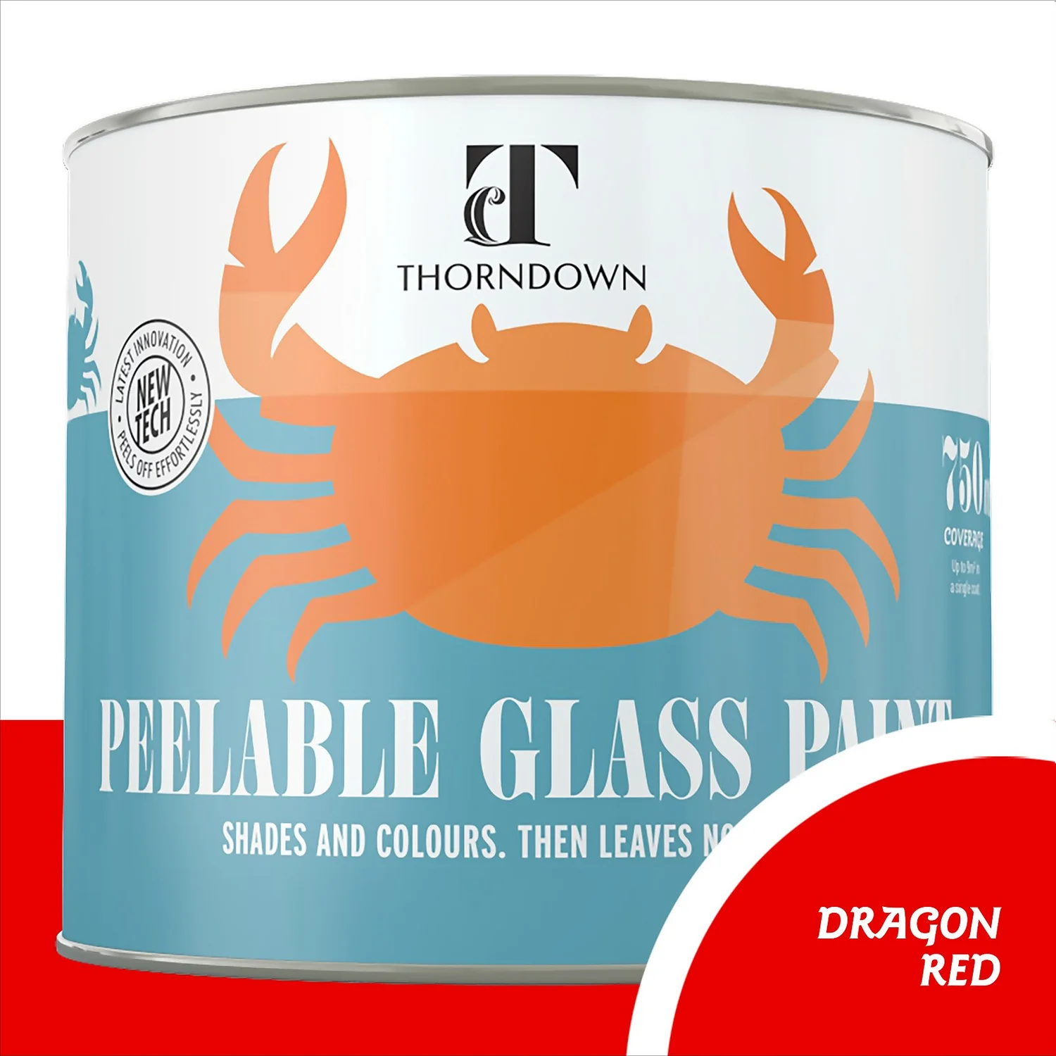 Thorndown Dragon Red Peelable Glass Paint 750ml 3 Thorndown Dragon Red Peelable Glass Paint 750ml