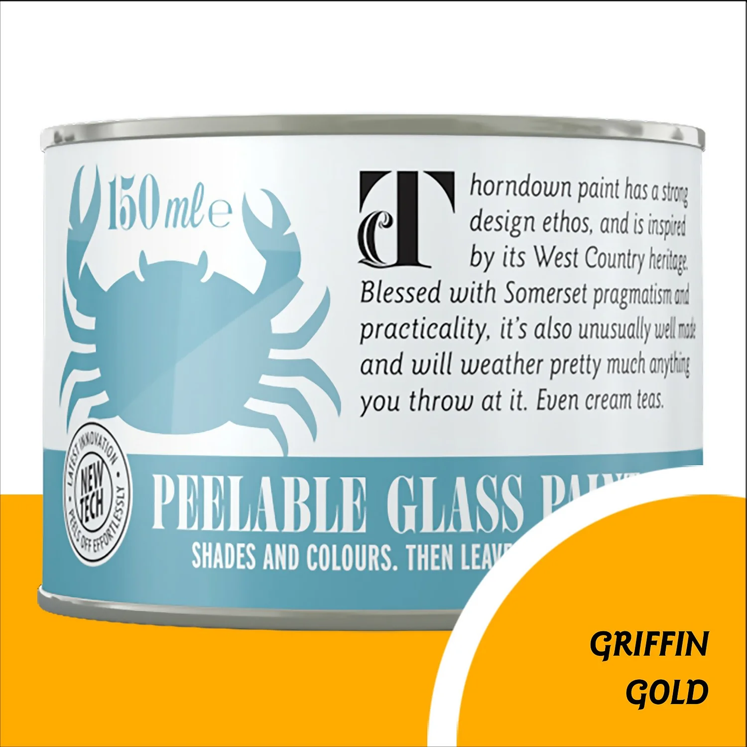 Thorndown Griffin Gold Peelable Glass Paint 150ml 3 Thorndown Griffin Gold Peelable Glass Paint 150ml