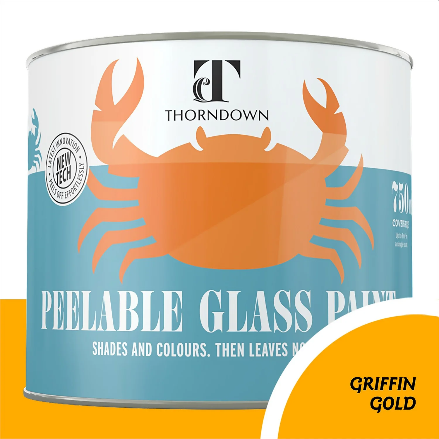 Thorndown Griffin Gold Peelable Glass Paint 750ml 3 Thorndown Griffin Gold Peelable Glass Paint 750ml