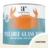 Thorndown Limestone Peelable Glass Paint 750ml 2 Thorndown Limestone Peelable Glass Paint 750ml -Laura Paint Shop 13301862 2014920775650033