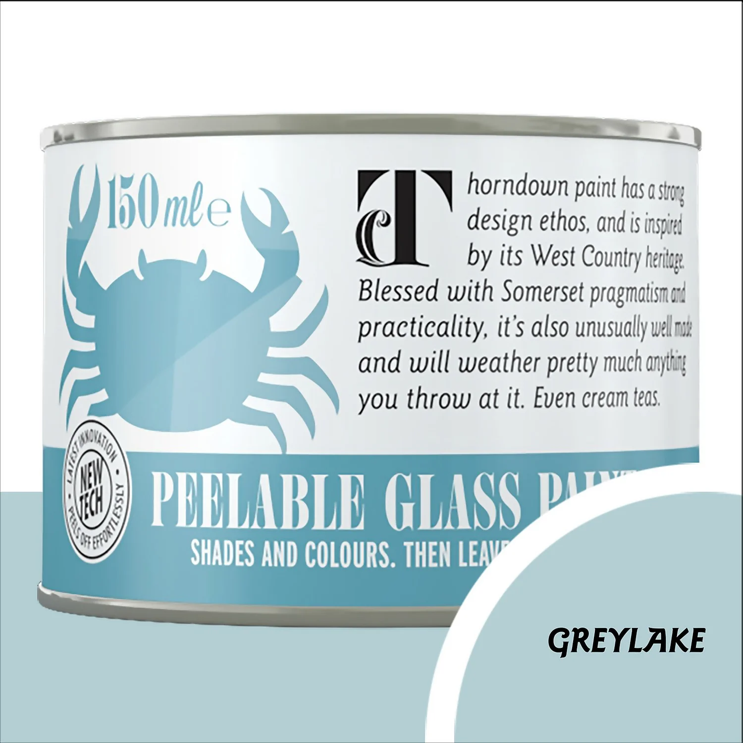 Thorndown Greylake Peelable Glass Paint 150ml 3 Thorndown Greylake Peelable Glass Paint 150ml