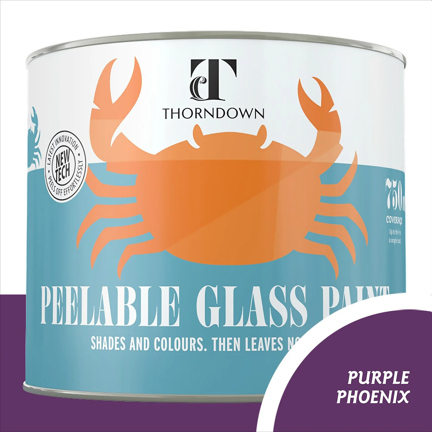 Thorndown Purple Phoenix Peelable Glass Paint 750ml 3 Thorndown Purple Phoenix Peelable Glass Paint 750ml