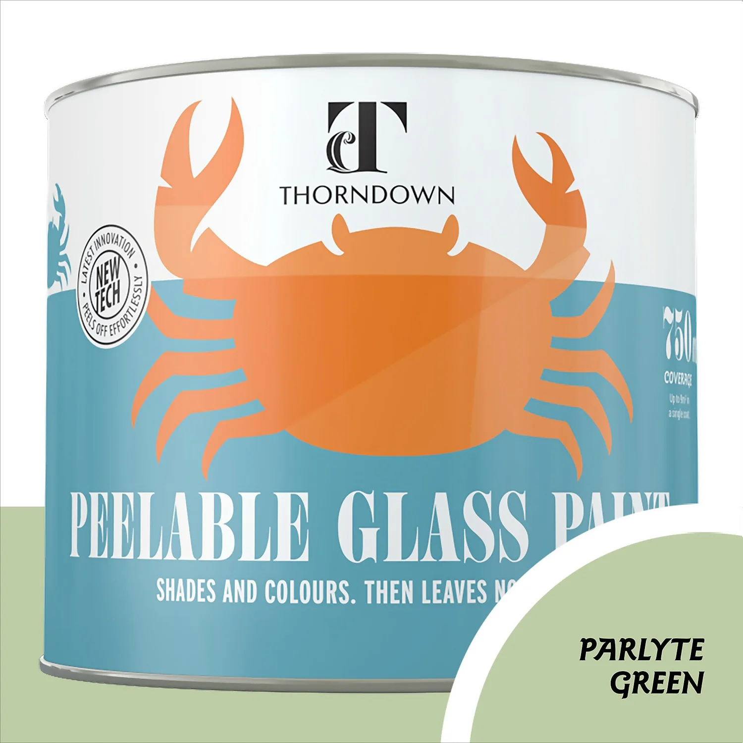 Thorndown Parlyte Green Peelable Glass Paint 750ml 3 Thorndown Parlyte Green Peelable Glass Paint 750ml