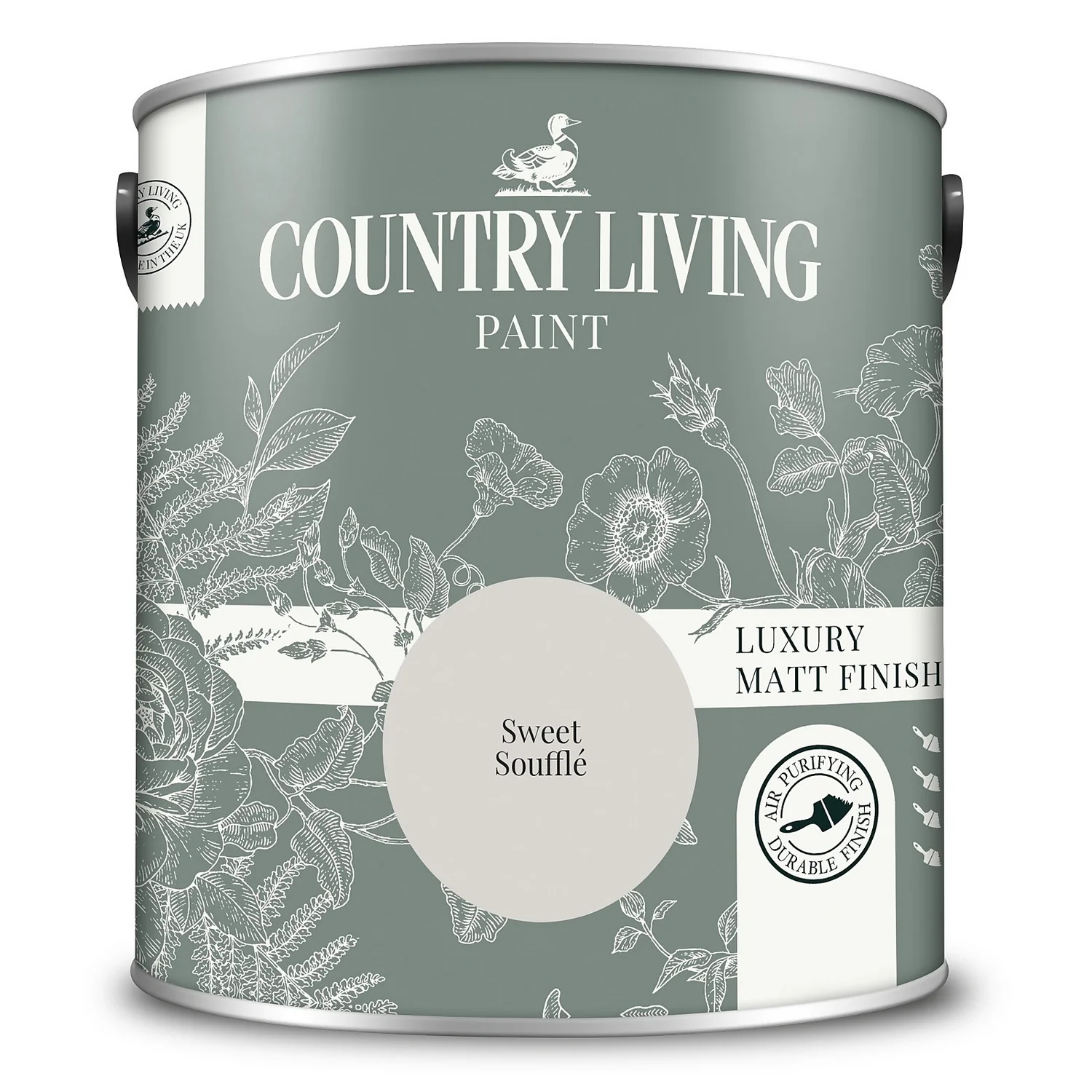 Country Living Matt Emulsion Multi-Surface Paint Sweet Souffle - 2.5L 8 Country Living Matt Emulsion Multi-Surface Paint Sweet Souffle - 2.5L - Image 6