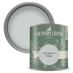 Country Living Matt Emulsion Multi-Surface Paint Glasshouse White - Tester 125ml