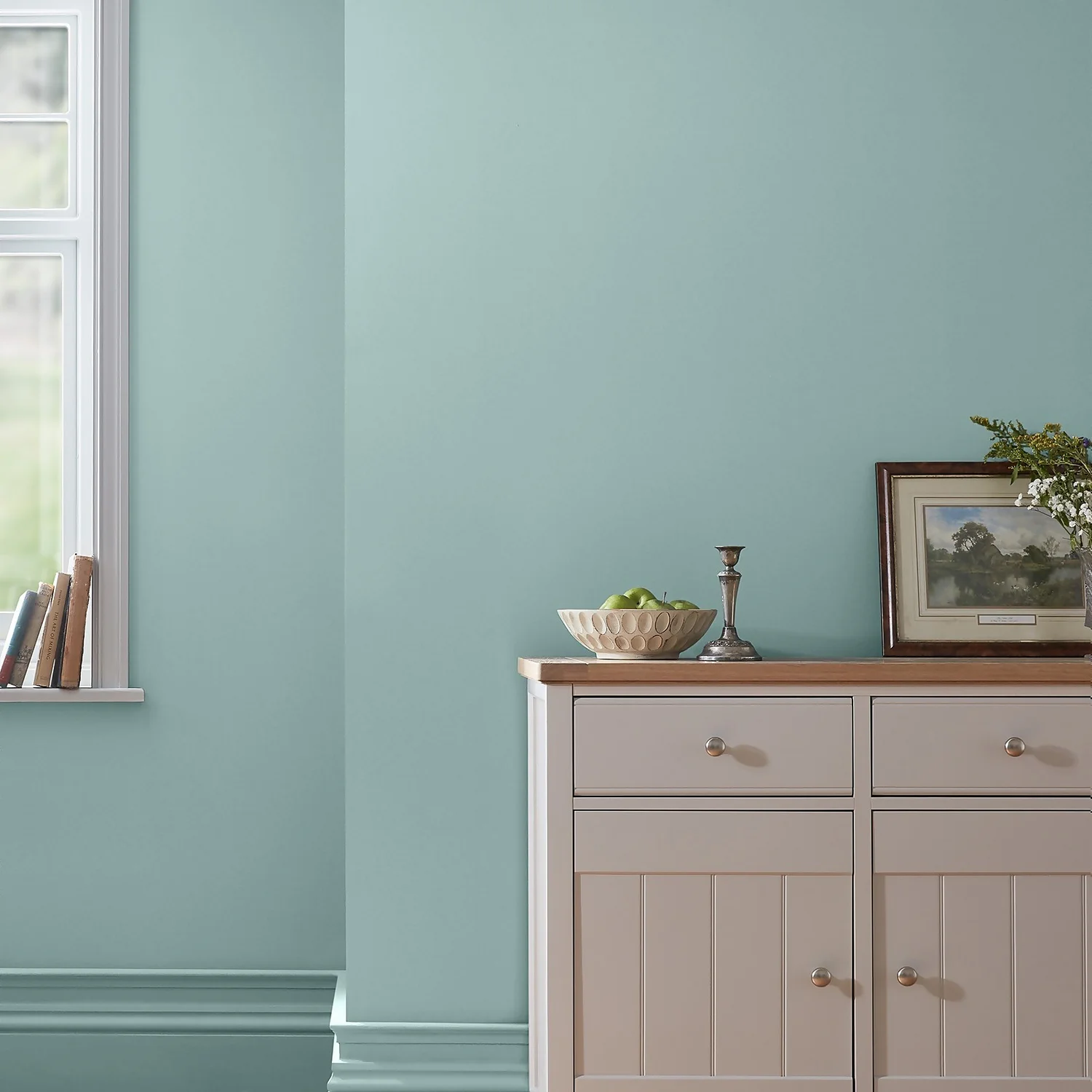 Country Living Matt Emulsion Multi-Surface Paint Old Cotswold Blue - Tester 125ml 6 Country Living Matt Emulsion Multi-Surface Paint Old Cotswold Blue - Tester 125ml - Image 4