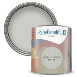 House Beautiful Durable Matt Emulsion Multi-Surface Paint Back To Nature BN.38 Tester - 125ml