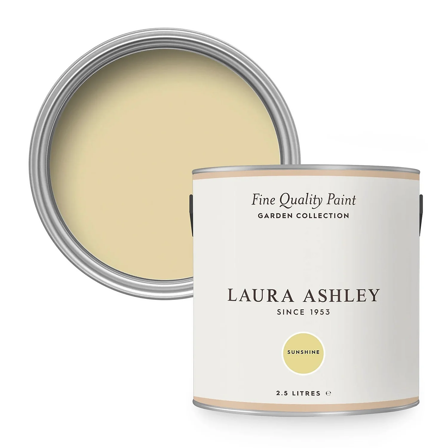 Laura Ashley Eggshell Garden Paint Sunshine - 2.5L 3 Laura Ashley Eggshell Garden Paint Sunshine - 2.5L