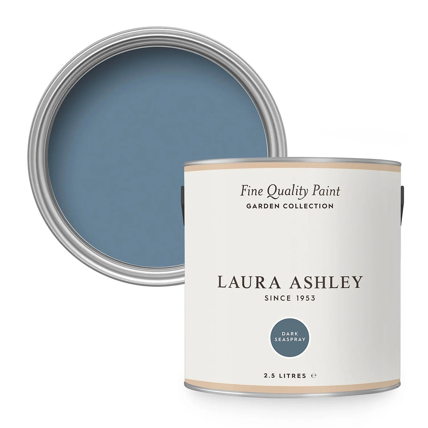 Laura Ashley Eggshell Garden Paint Dark Seaspray - 2.5L 3 Laura Ashley Eggshell Garden Paint Dark Seaspray - 2.5L