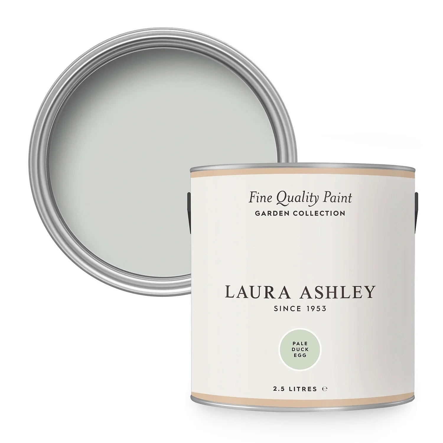 Laura Ashley Eggshell Garden Paint Pale Duck Egg - 2.5L 3 Laura Ashley Eggshell Garden Paint Pale Duck Egg - 2.5L