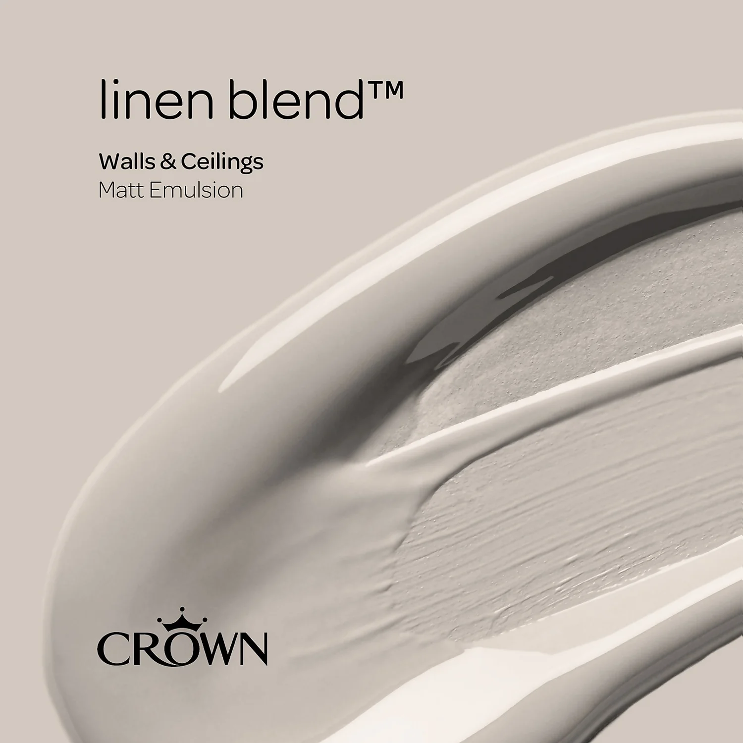 Crown Matt Emulsion Paint Linen Blend - Tester 40ml 7 Crown Matt Emulsion Paint Linen Blend - Tester 40ml - Image 5