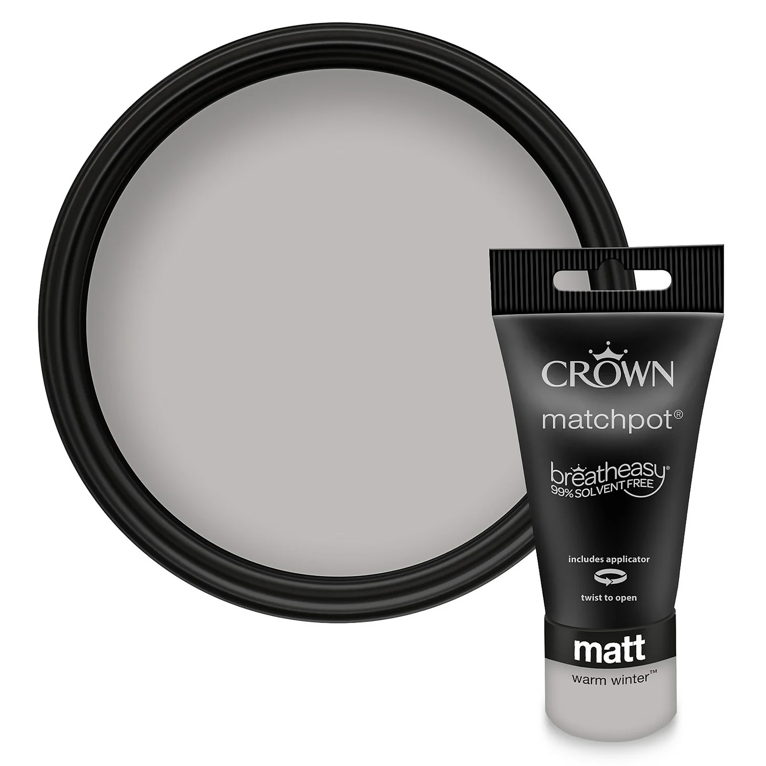 Crown Matt Emulsion Paint Warm Winter - Tester 40ml 3 Crown Matt Emulsion Paint Warm Winter - Tester 40ml