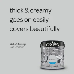 Crown Matt Emulsion Paint Pacific Oyster - 2.5L 14 Crown Matt Emulsion Paint Pacific Oyster - 2.5L -Laura Paint Shop 13807026 2394964056215714