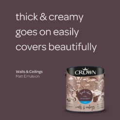 Crown Matt Emulsion Paint Ruby Chocolate - 2.5L 14 Crown Matt Emulsion Paint Ruby Chocolate - 2.5L -Laura Paint Shop 13807035 1874964059592259