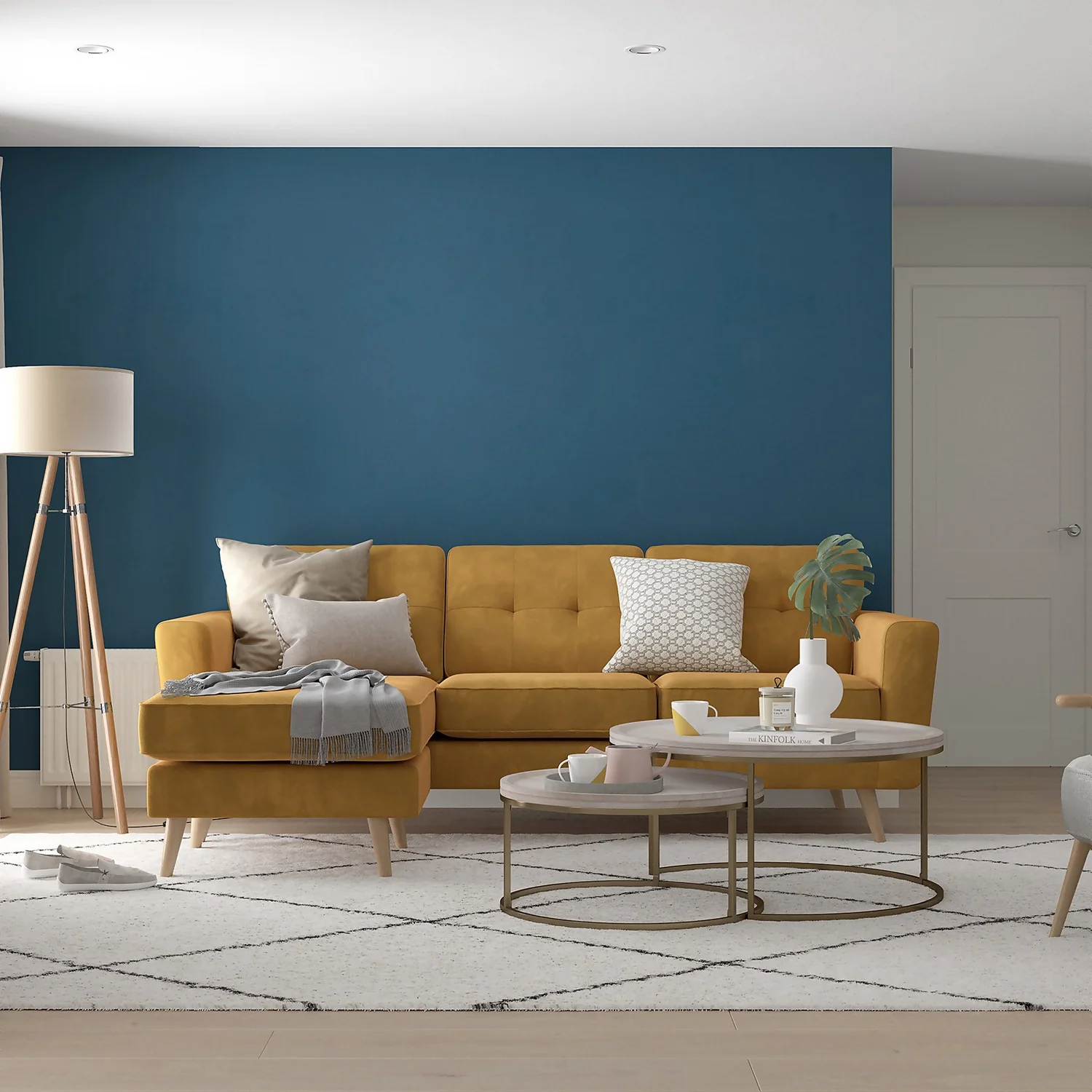 Dulux Easycare Washable & Tough Matt Emulsion Paint Indigo Shade - 2.5L 4 Dulux Easycare Washable & Tough Matt Emulsion Paint Indigo Shade - 2.5L - Image 2