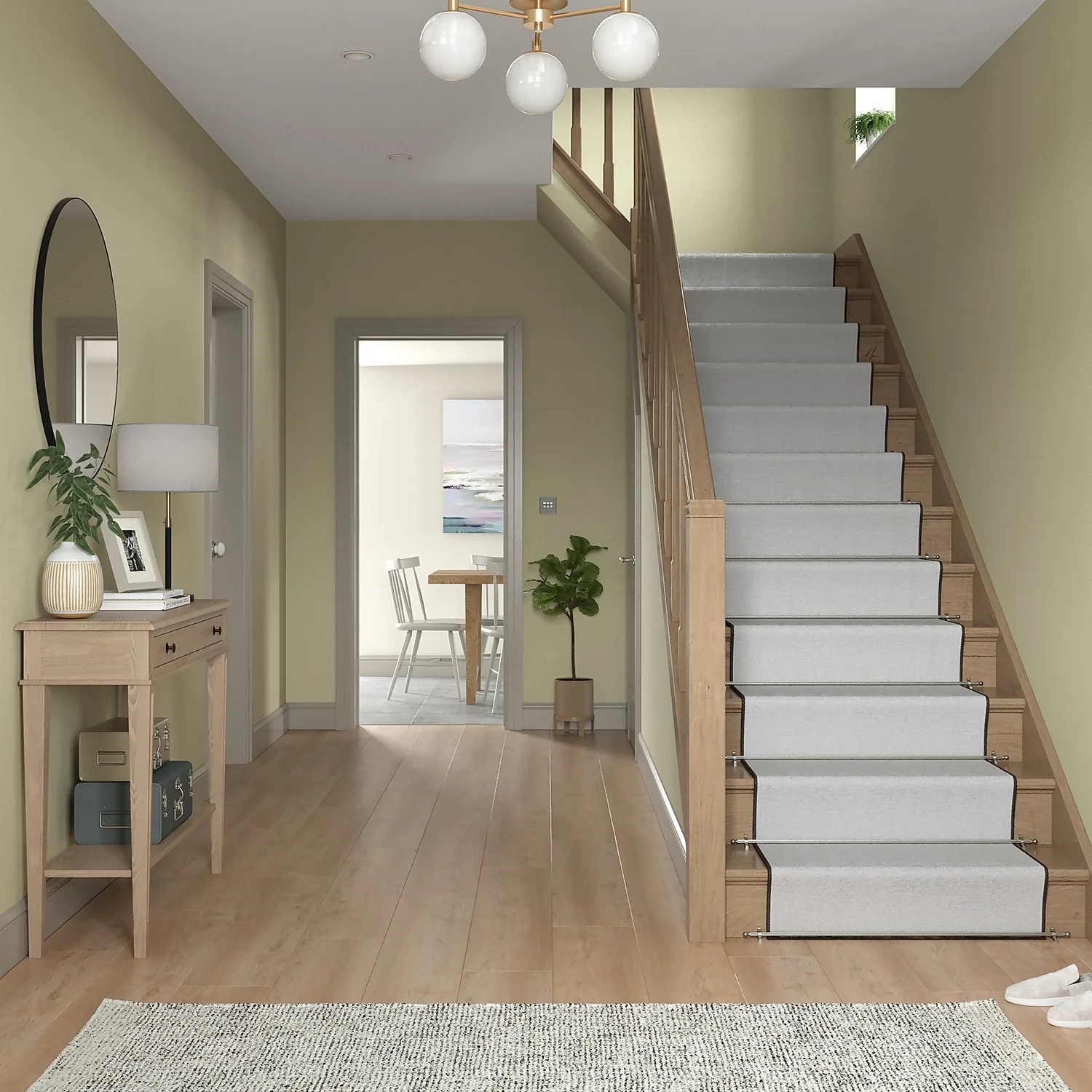 Dulux Easycare Washable & Tough Matt Emulsion Paint Fresh Artichoke - 2.5L 11 Dulux Easycare Washable & Tough Matt Emulsion Paint Fresh Artichoke - 2.5L - Image 9