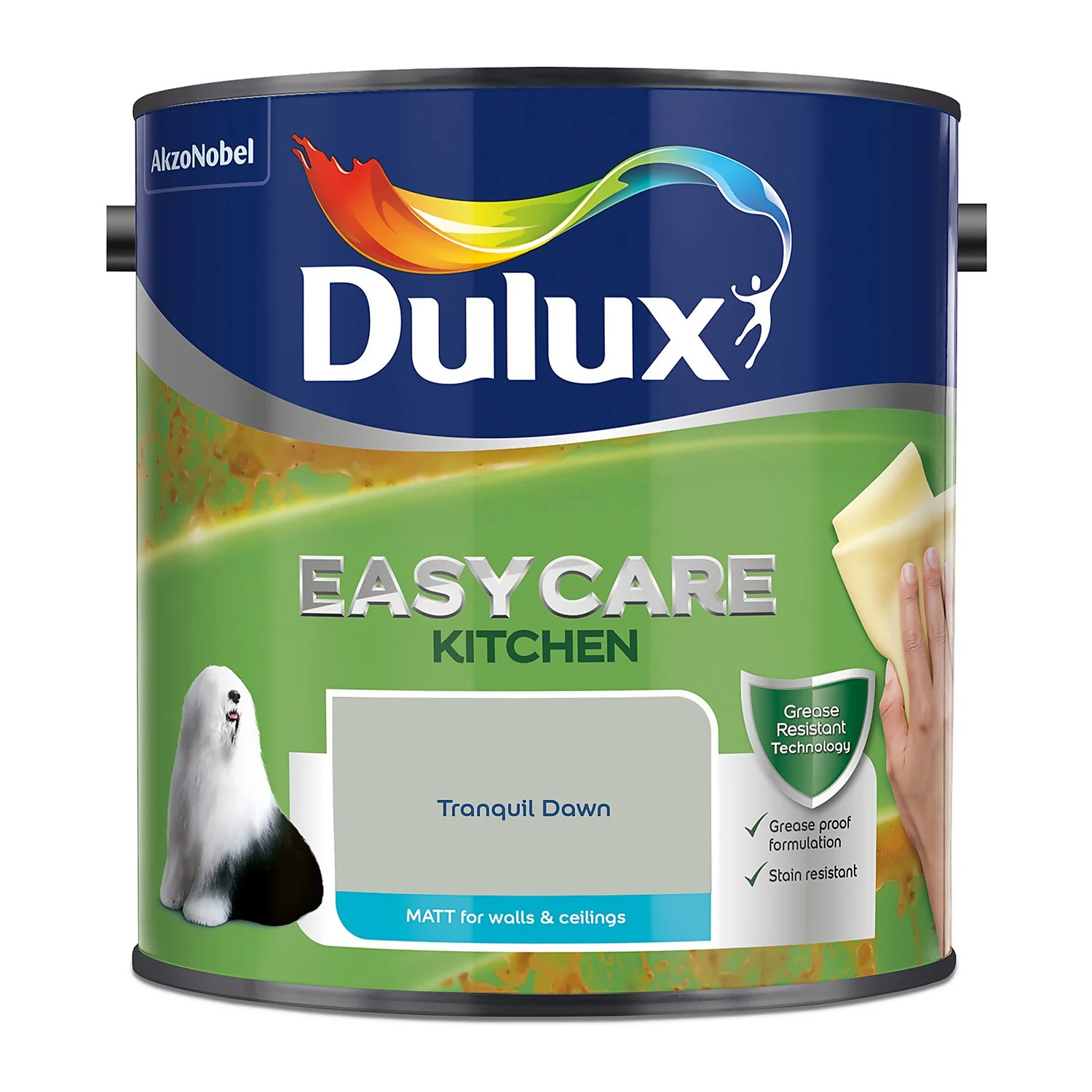 Dulux Easycare Kitchen Matt Emulsion Paint Tranquil Dawn - 2.5L 6 Dulux Easycare Kitchen Matt Emulsion Paint Tranquil Dawn - 2.5L - Image 4