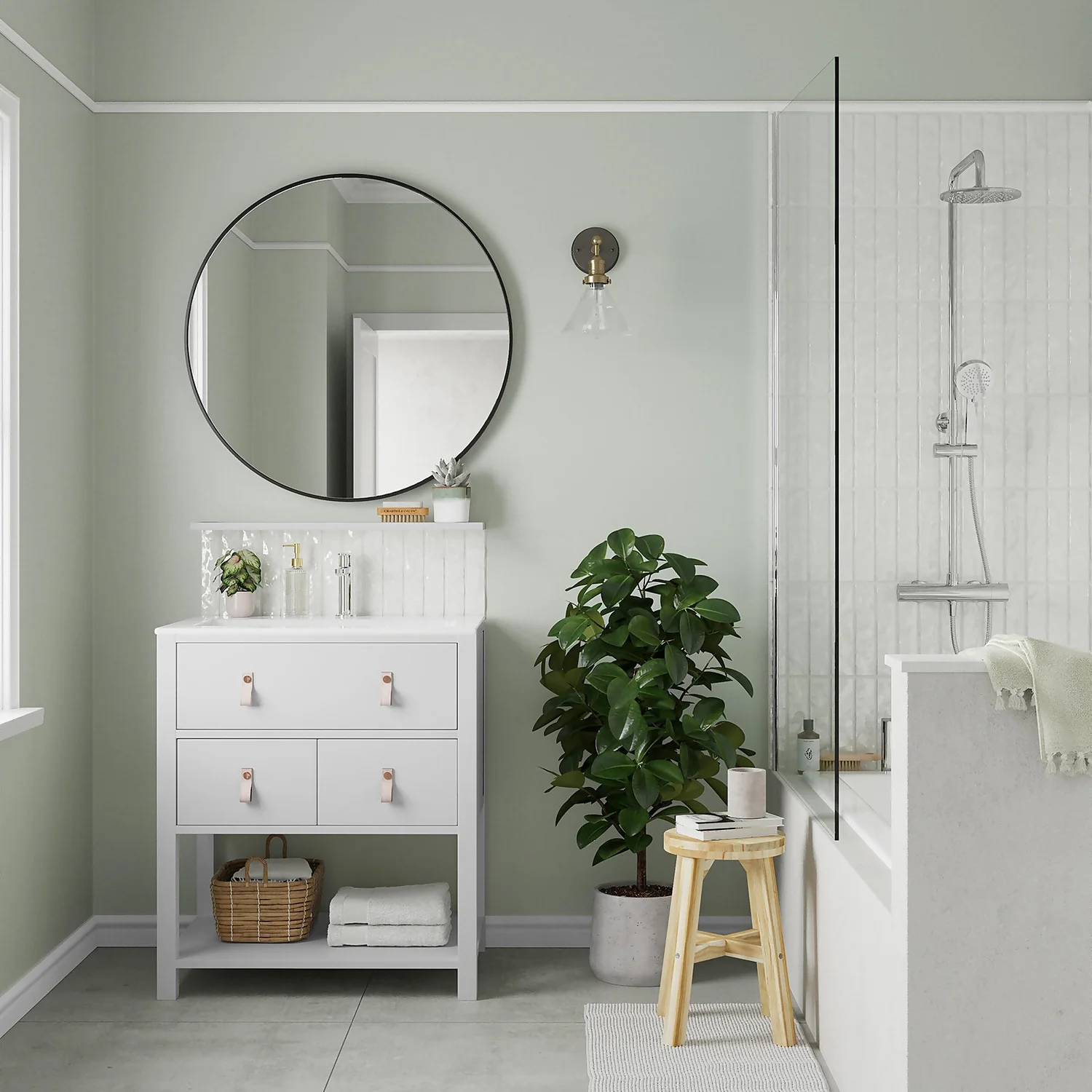 Dulux Easycare Bathroom Soft Sheen Paint Tranquil Dawn - 2.5L 4 Dulux Easycare Bathroom Soft Sheen Paint Tranquil Dawn - 2.5L - Image 2