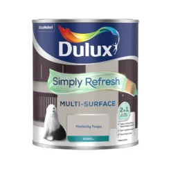 Dulux Simply Refresh Multi Surface Eggshell Paint Perfectly Taupe - 750ml 9 Dulux Simply Refresh Multi Surface Eggshell Paint Perfectly Taupe - 750ml -Laura Paint Shop 14272807 1995036381905275