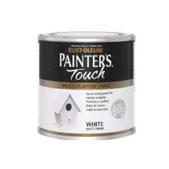 Rust-Oleum Painters Touch White Paint Matt - 250ml 11 Rust-Oleum Painters Touch White Paint Matt - 250ml -Laura Paint Shop 14606441 1605053507137531