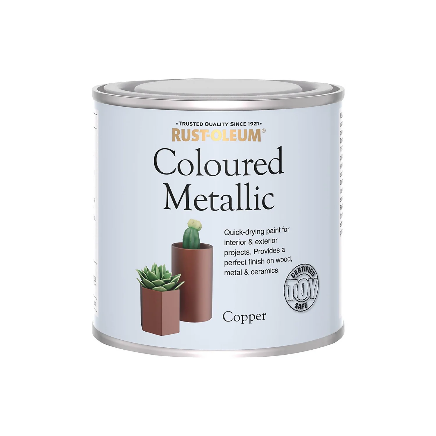 Rust-Oleum Metallic Paint Copper - 250ml 6 Rust-Oleum Metallic Paint Copper - 250ml - Image 4