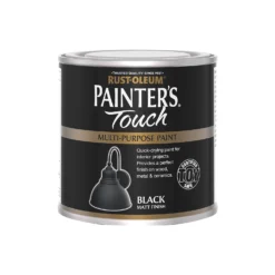 Rust-Oleum Painters Touch Matt Paint Black - 250ml 11 Rust-Oleum Painters Touch Matt Paint Black - 250ml -Laura Paint Shop 14606448 1175053507713852