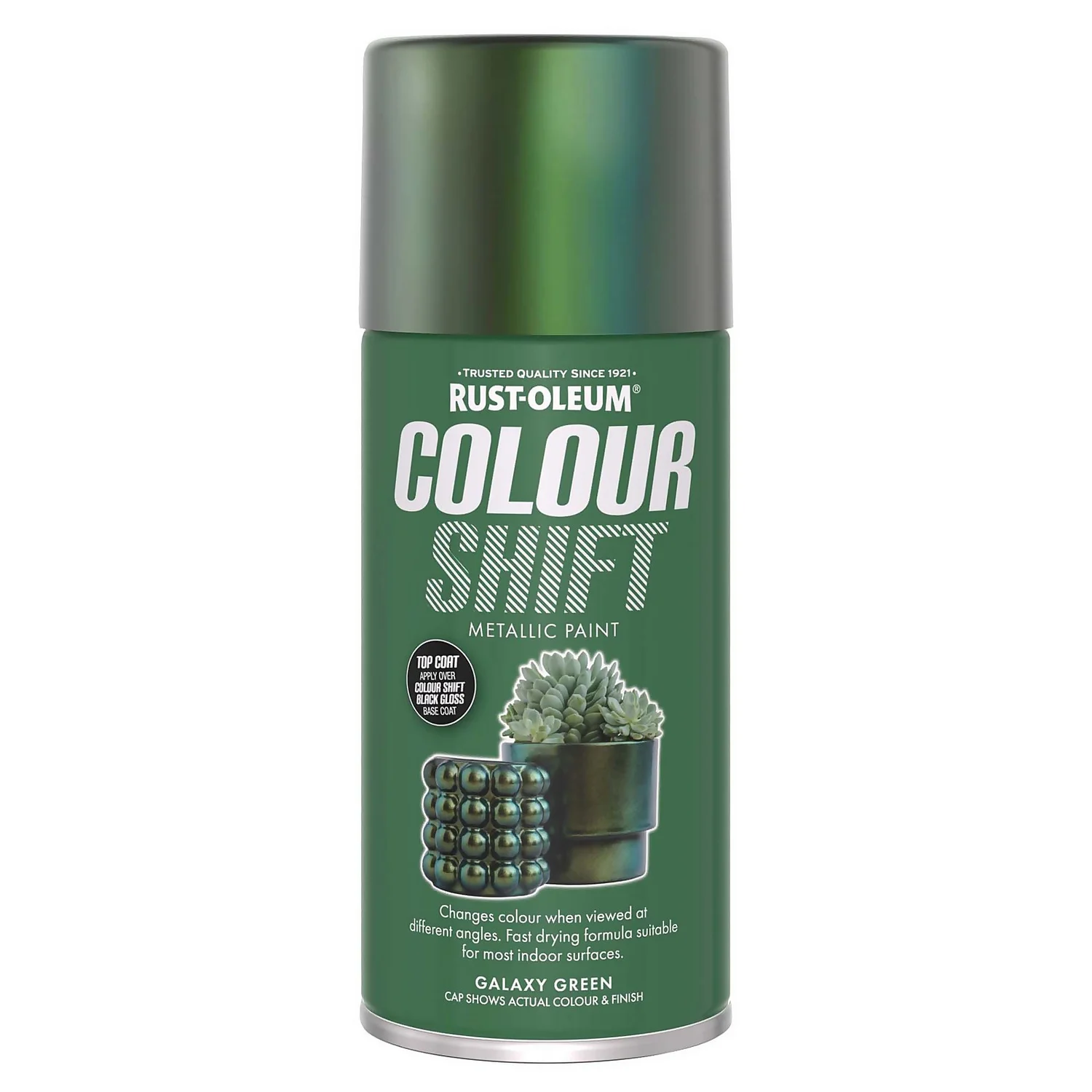 Rust-Oleum Colour Shift Spray Paint Galaxy Green - 150ml 6 Rust-Oleum Colour Shift Spray Paint Galaxy Green - 150ml - Image 4