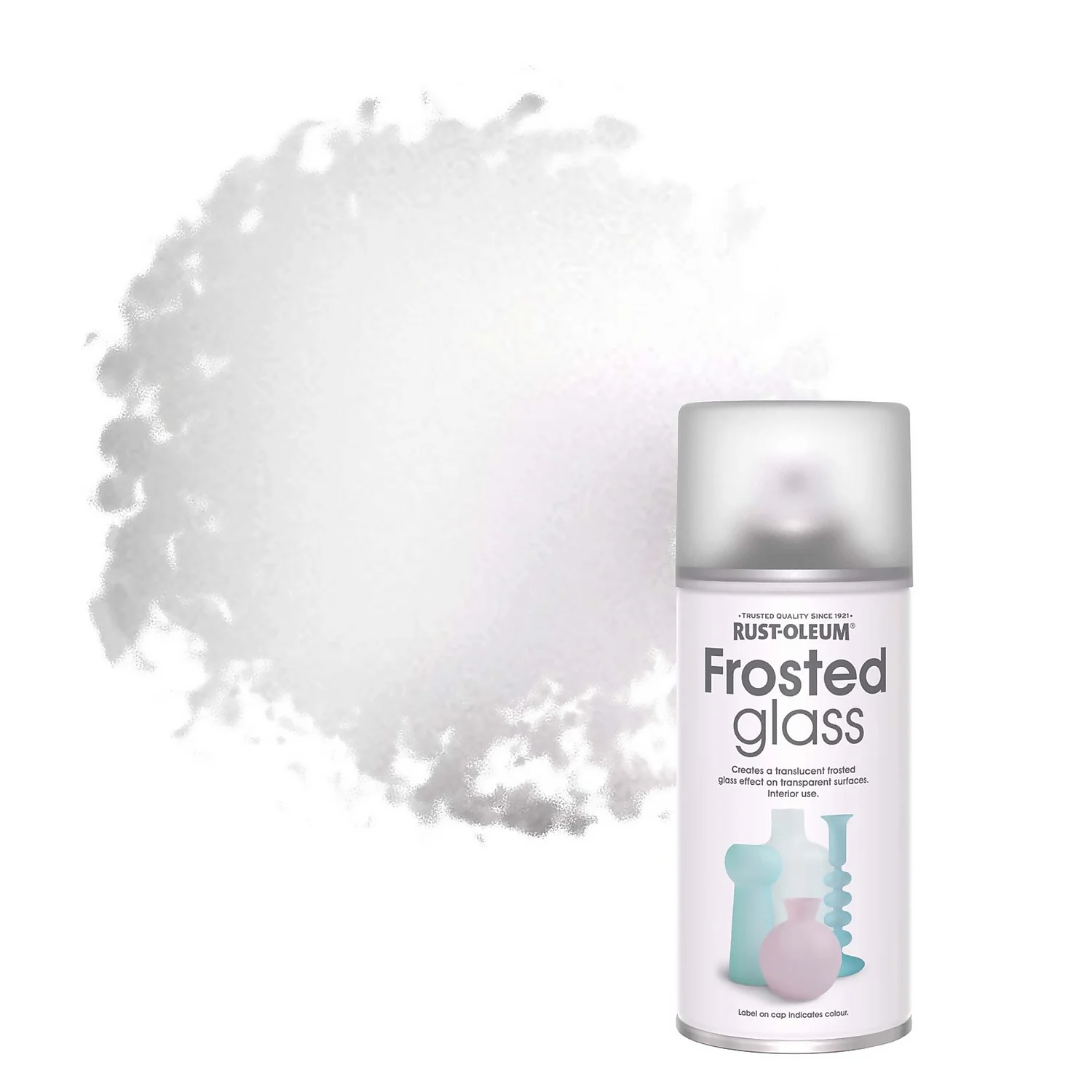 Rust-Oleum Frosted Glass Spray Paint White - 150ml 3 Rust-Oleum Frosted Glass Spray Paint White - 150ml