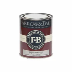 Farrow & Ball Full Gloss Paint Wine Dark - 750ml -Laura Paint Shop 14759396 1525057135739438